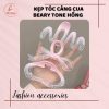 kẹp tóc càng cua tone hồng kẹp tóc xinh