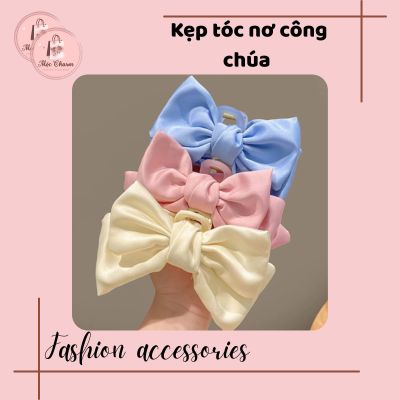 kẹp toc nơ công chúa kẹp tóc xinh