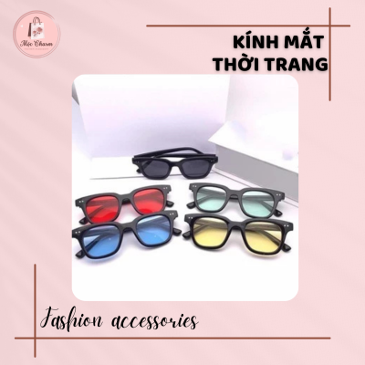 Mắt kính râm chữ V gọng nhỏ nhiều màu